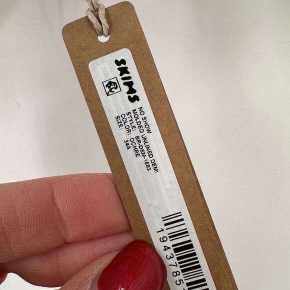 NWT Skims No‎ Show Molded Unlined Demi Bra 34A $58 Clay Tan - Picture 2 of 10